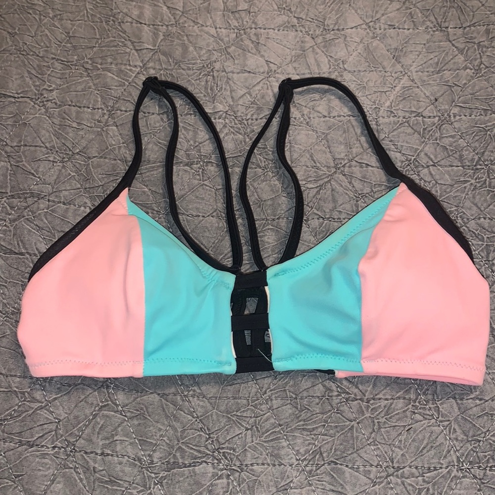 PINK bathing suit top